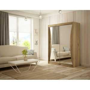 Twin Gardróbszekrény - 200 cm Kézműves tölgy Furniture