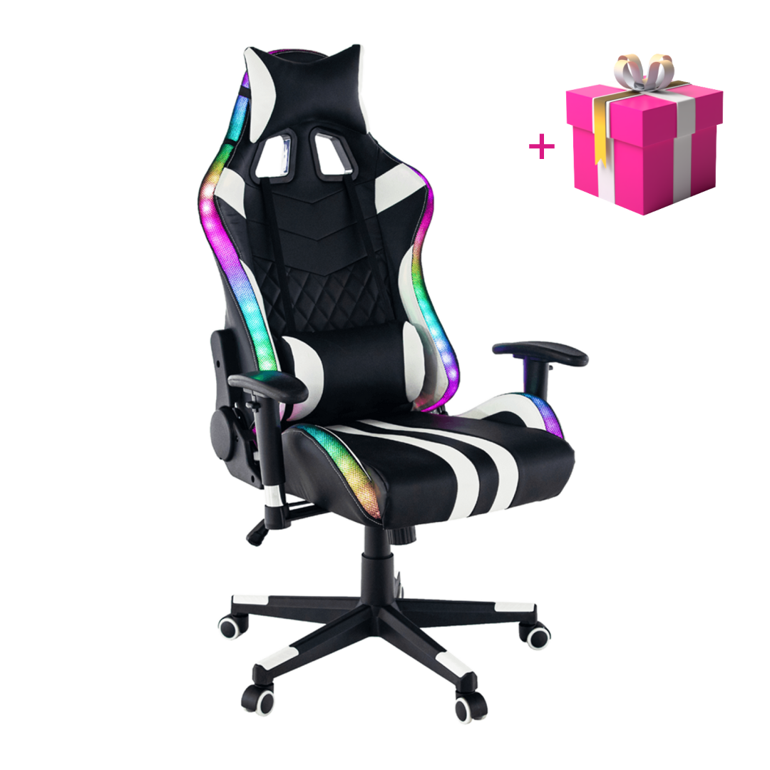 Irodai/gamer szék RGB háttérvilágítással