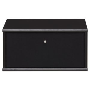 Fekete függő éjjeliszekrény Mistral - Hammel Furniture