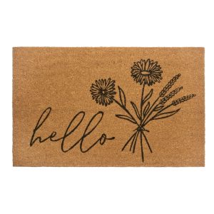 Kókuszrost lábtörlő 75x45 cm Hello & Flowers - Hanse Home