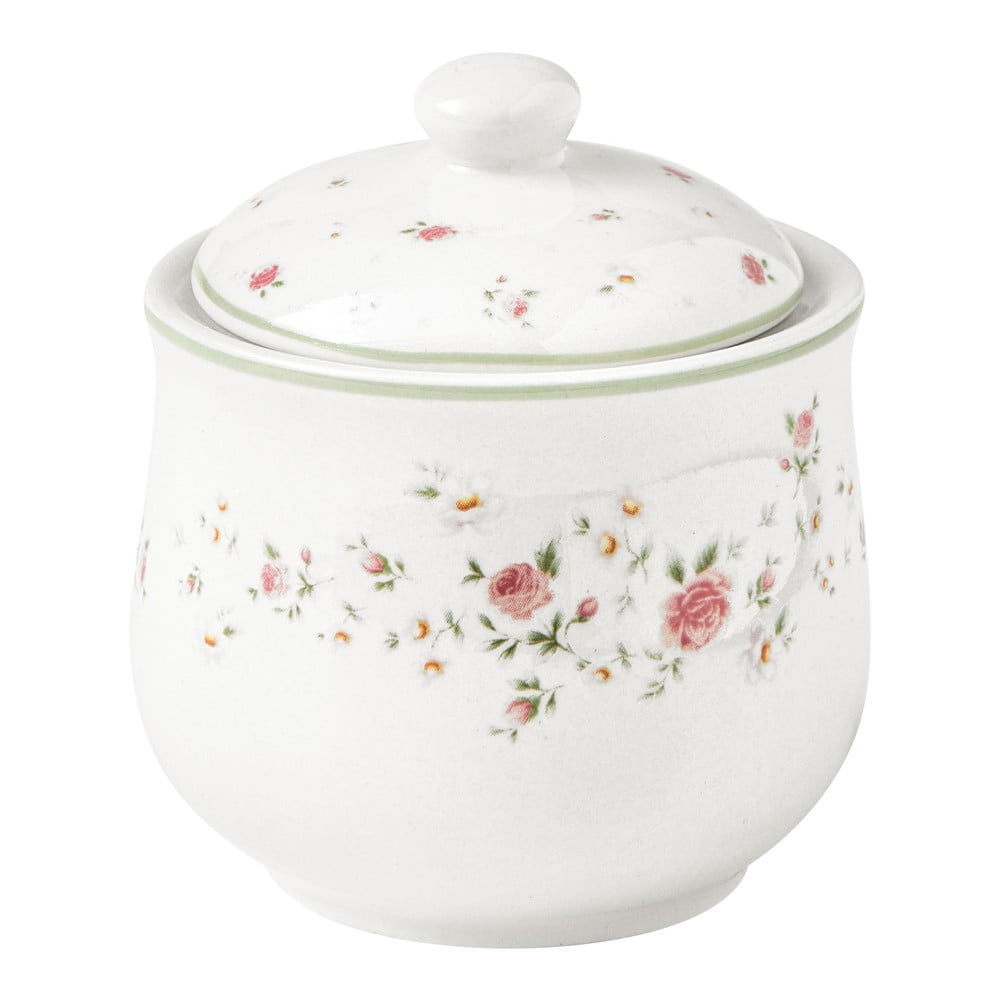 Nonna Rosa fehér porcelán cukortartó - Brandani