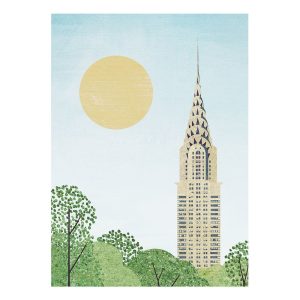 Poszter 30x40 cm Chrysler Building - Travelposter