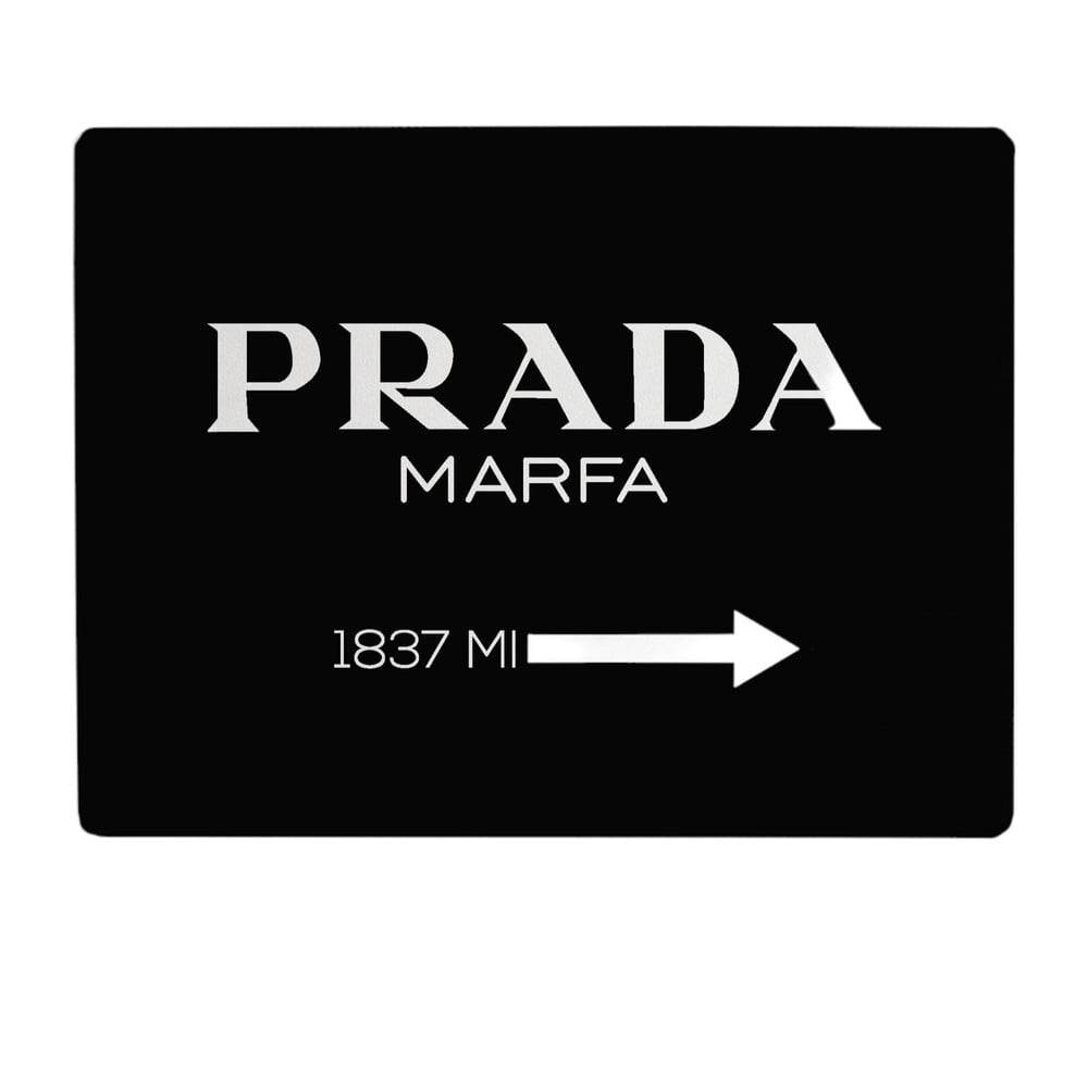 Prada fekete íróasztal alátét