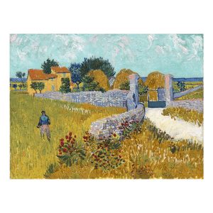 Vincent van Gogh - Farmhouse in Provence festményének másolata